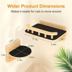 XiaZ guardrail and non-slip surface provide secure resting spots.
