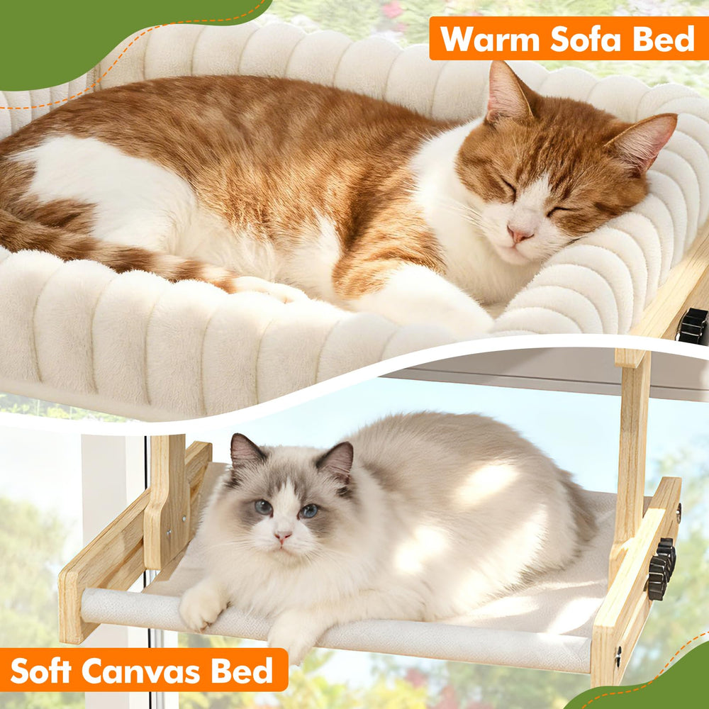 XiaZ supports up to 44 lbs for most cat sizes.