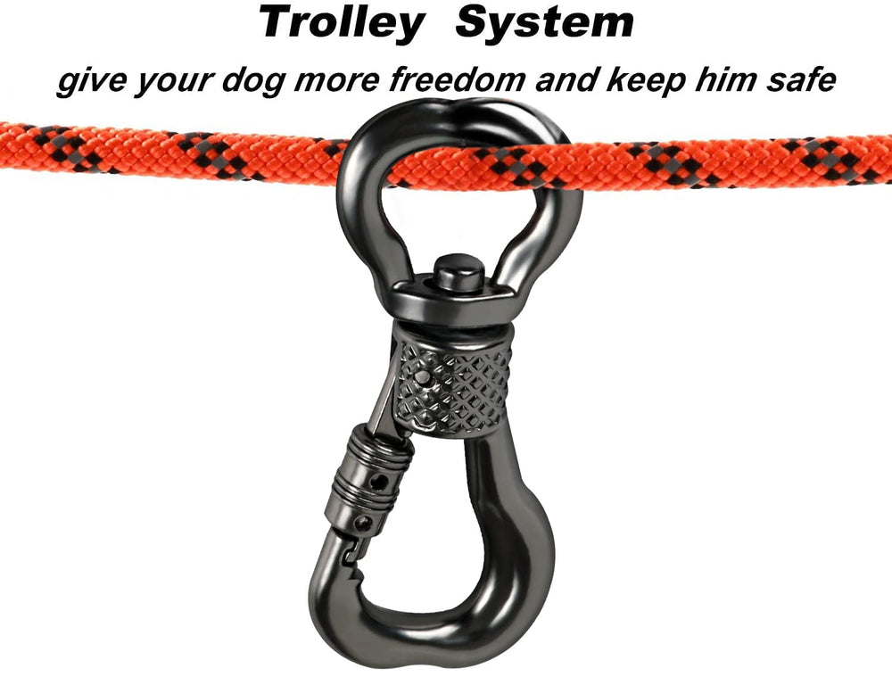 XiaZ overhead trolley setup shows quick, simple installation
