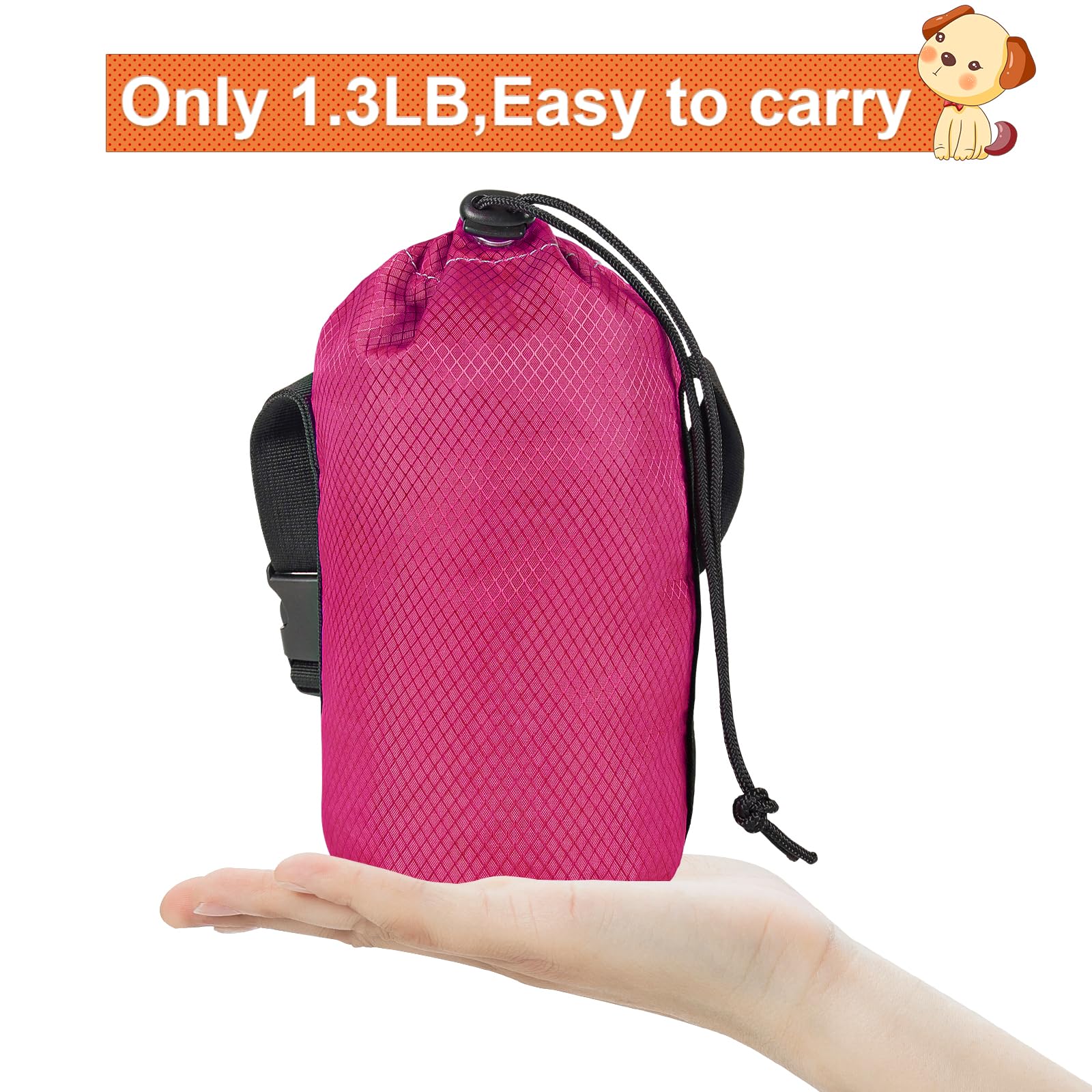 XiaZ packable carrying bag makes transport and setup easier for trips outside.