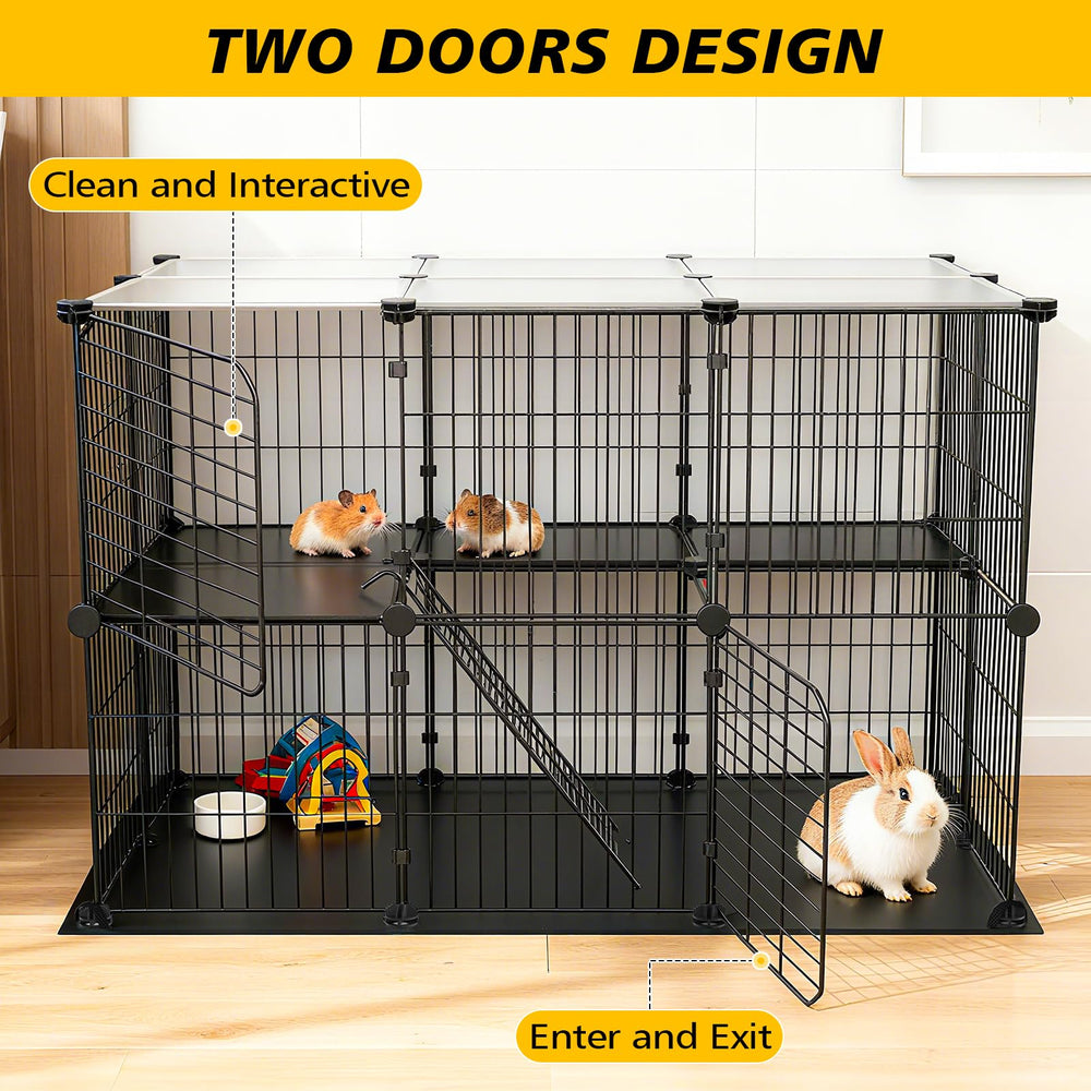 Waterproof PVC interior mat with exterior cloth for easy cleanup