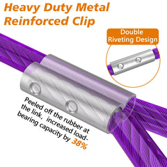 XiaZ vinyl-covered cable resists rain and rust for outdoor durability