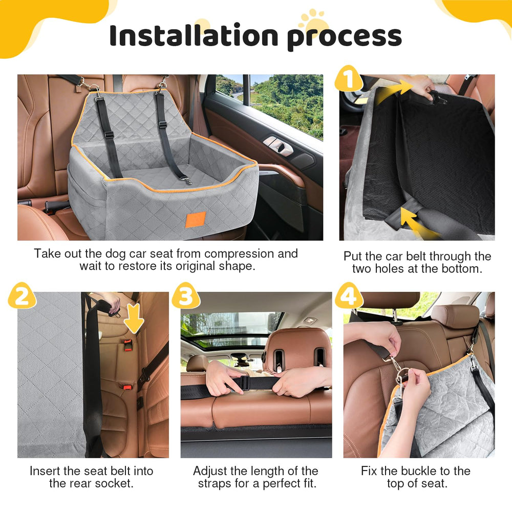 XIEEAOZEE dog car seat detachable cover for easy washing