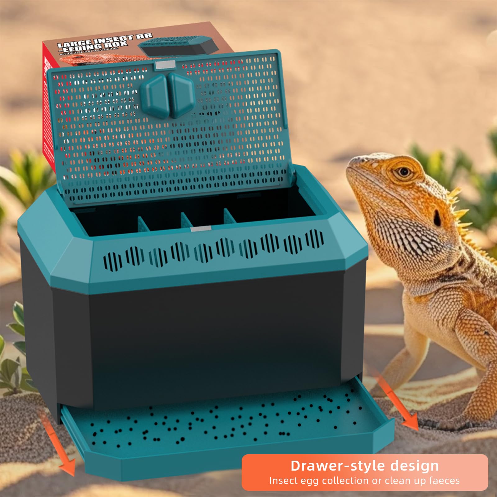 XIGETRAIL bottom drawer catches dust for easy cleanup.