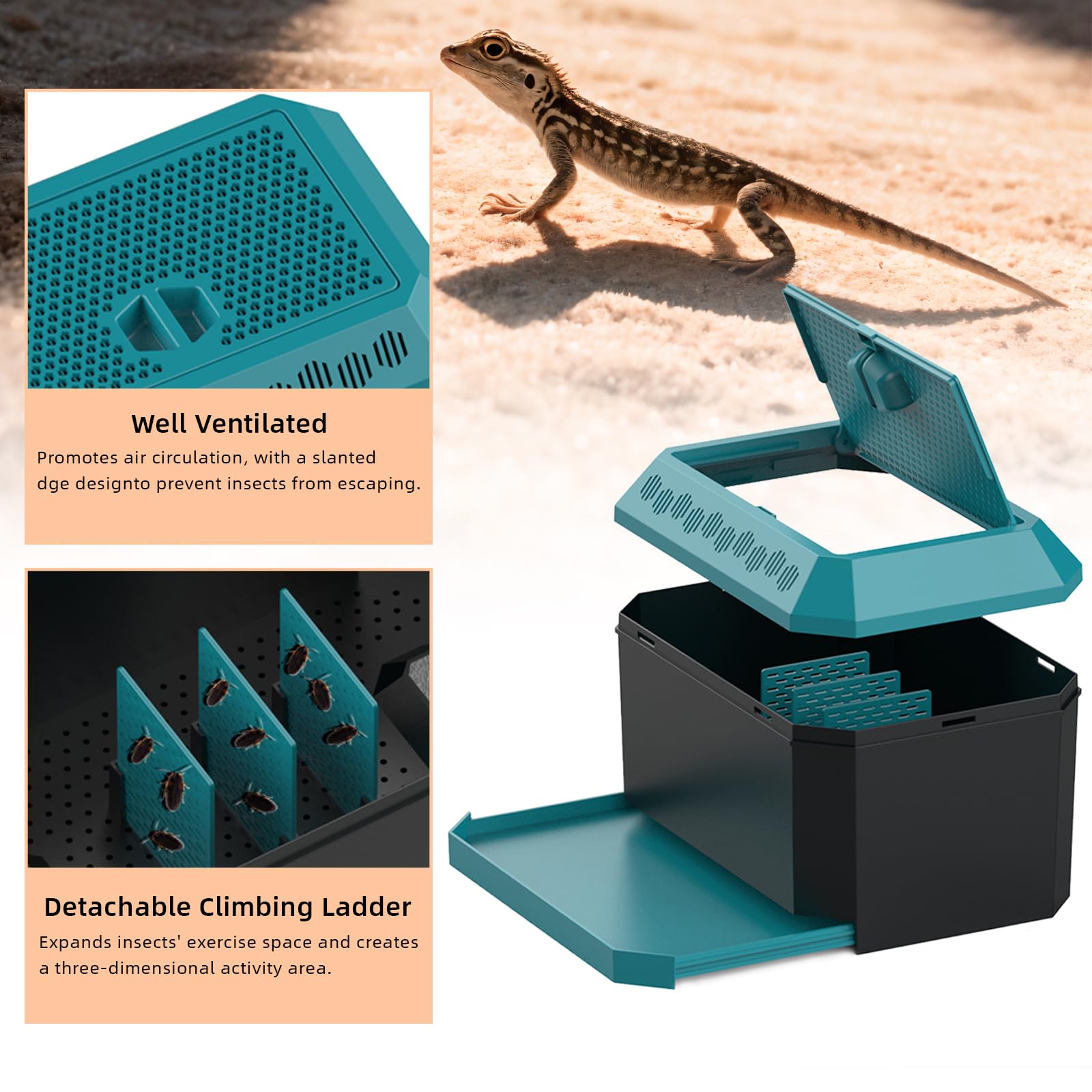 XIGETRAIL detachable climbing ladders expand insect activity space.