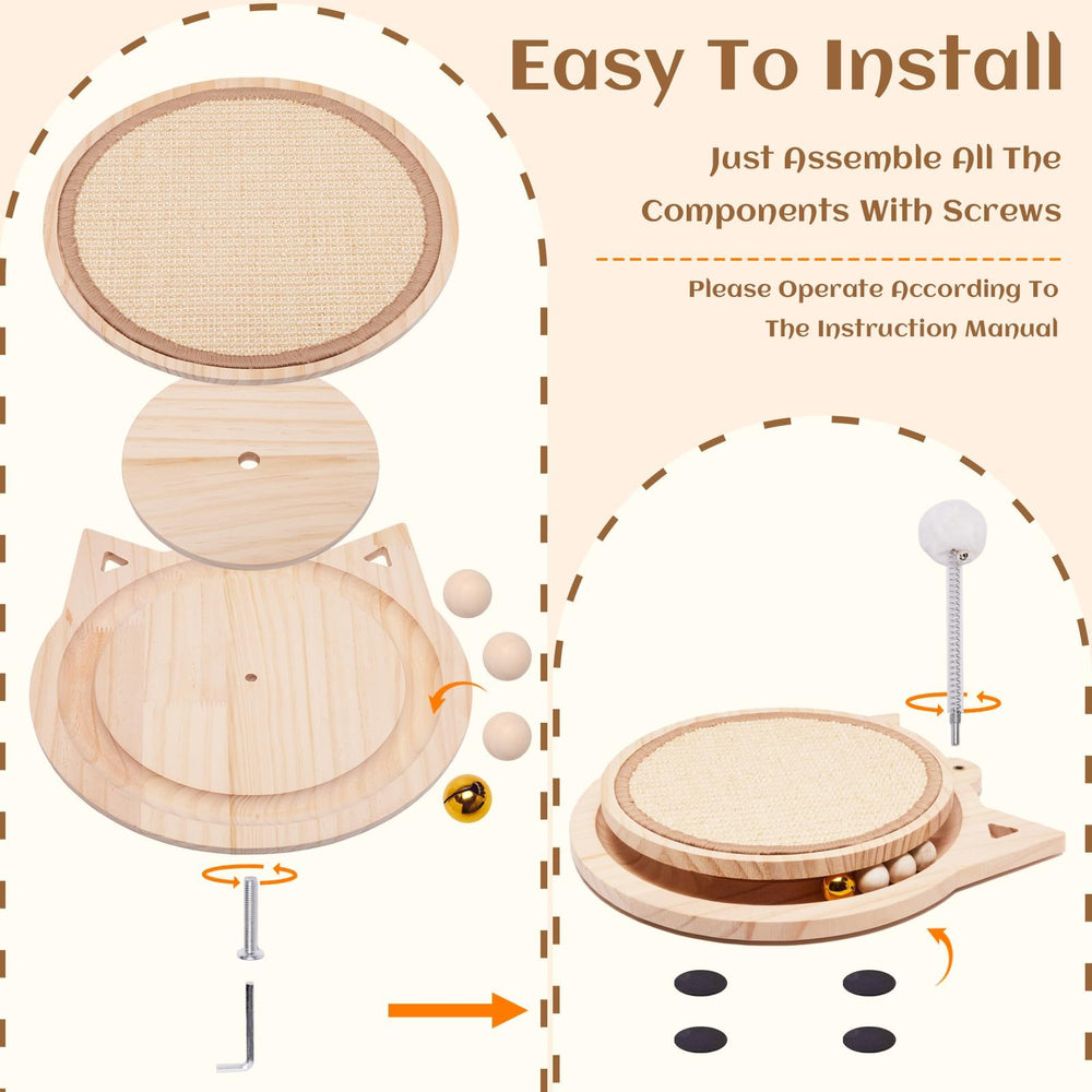 Xihan clear safety cover on spring prevents paw pinching during play