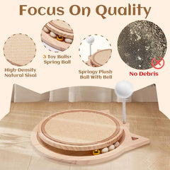 Xihan interactive ball track with moving balls for chasing and stimulation