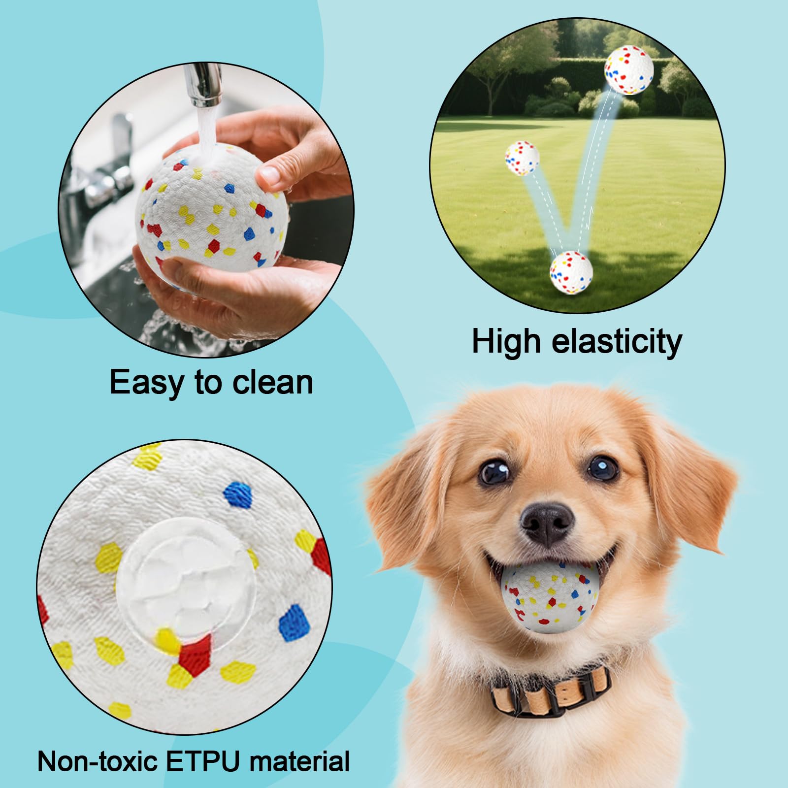 XIMUSON 2.3-inch ball floats for water-based fun