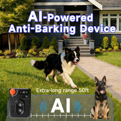 XIMUSON four ultrasonic frequencies deterring barking across different dog temperaments.