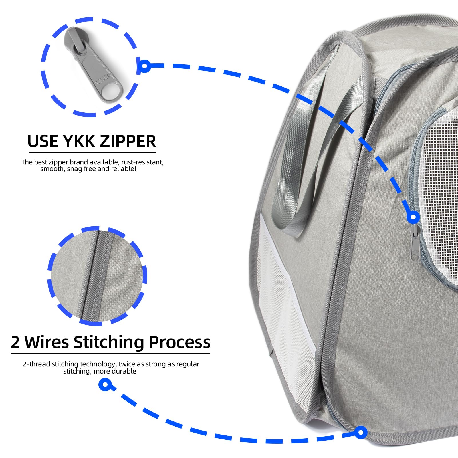 XingYunEr portable setup for travel, doubles as playpen and carrier