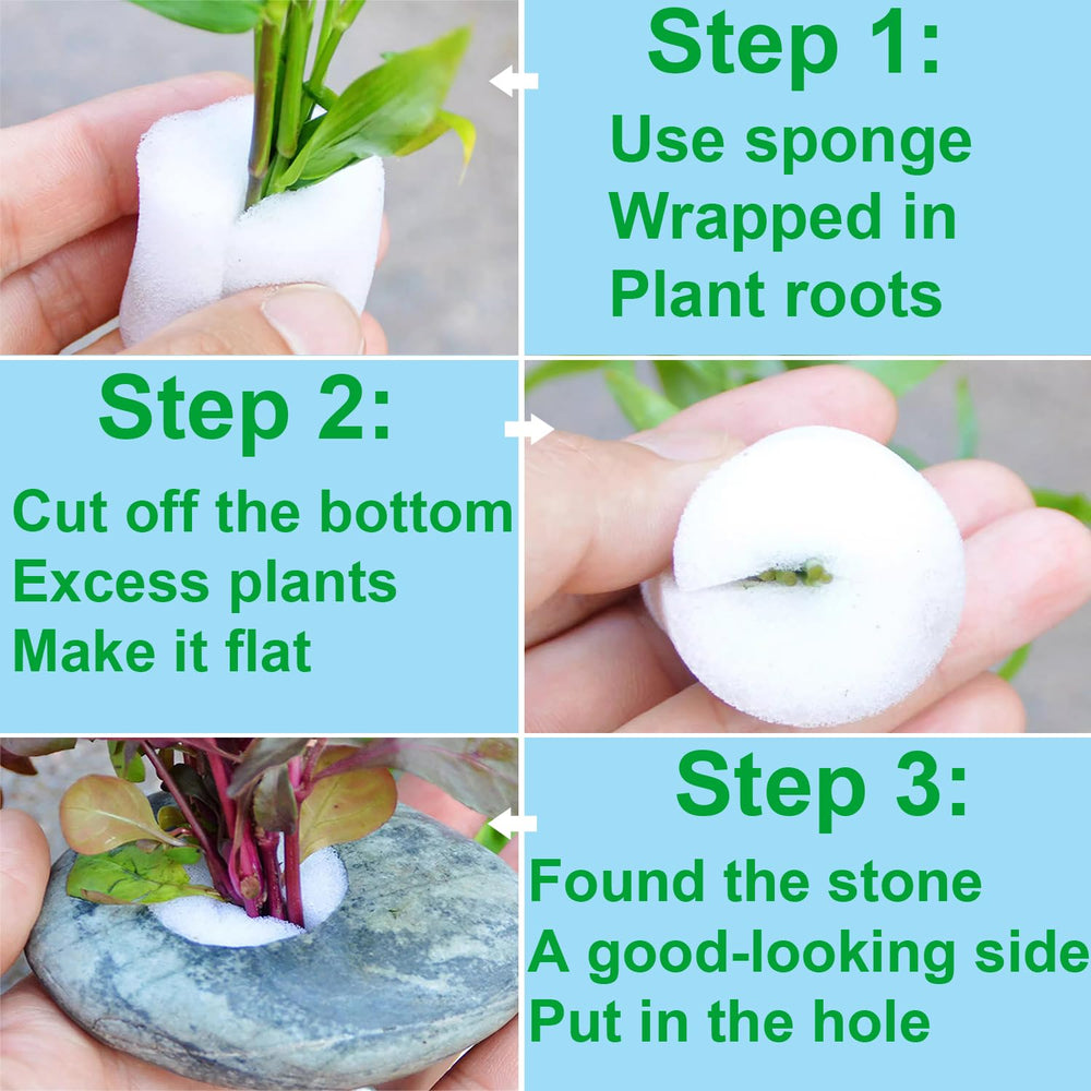 XIOFU fish-safe weights with natural stones