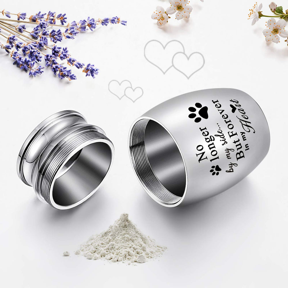 XIUDA stainless steel urn sealing thread detail shows secure, leak-proof closure.