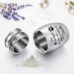 XIUDA stainless steel urn sealing thread detail shows secure, leak-proof closure.