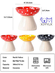 XJYYLX cat-water-bowl-yellow clearly distinguishes water for hydration