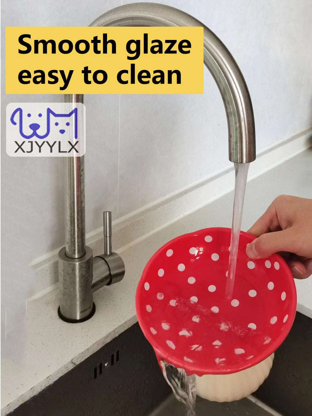 XJYYLX ceramic-dishwasher-safe-bowls are easy to clean