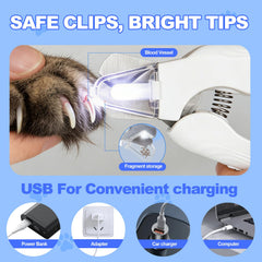 XLMCWT quiet nail grinder offers a calm grooming session for anxious pets.