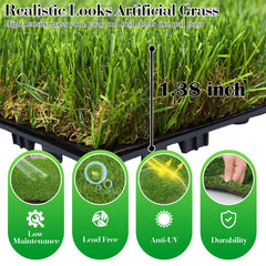 XLX TURF UV-resistant dog turf tile maintains color in sun exposure.