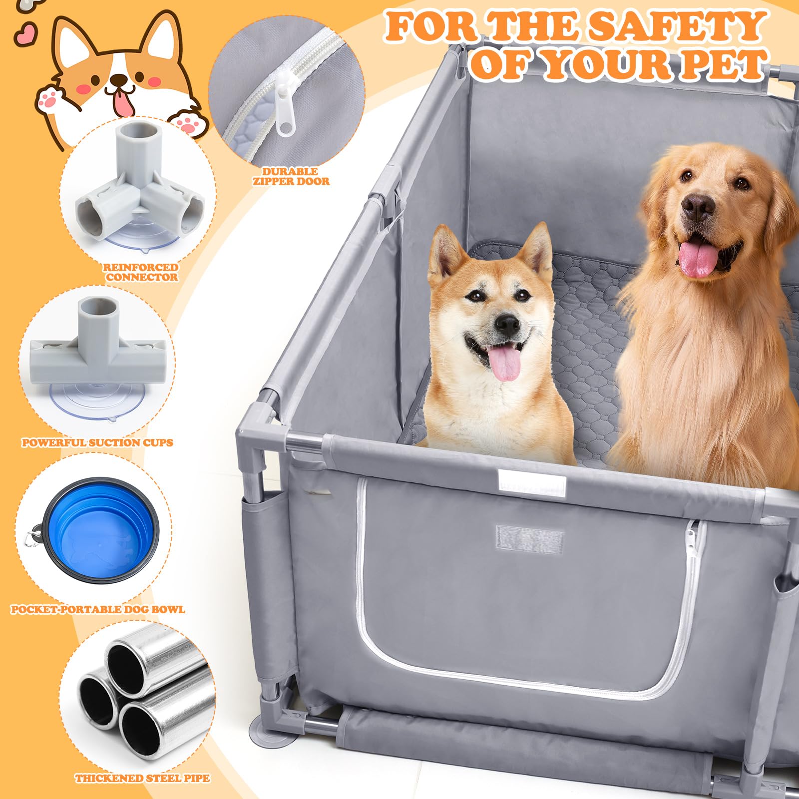 Xnewtwo collapsible water bowl keeps hydration within easy reach