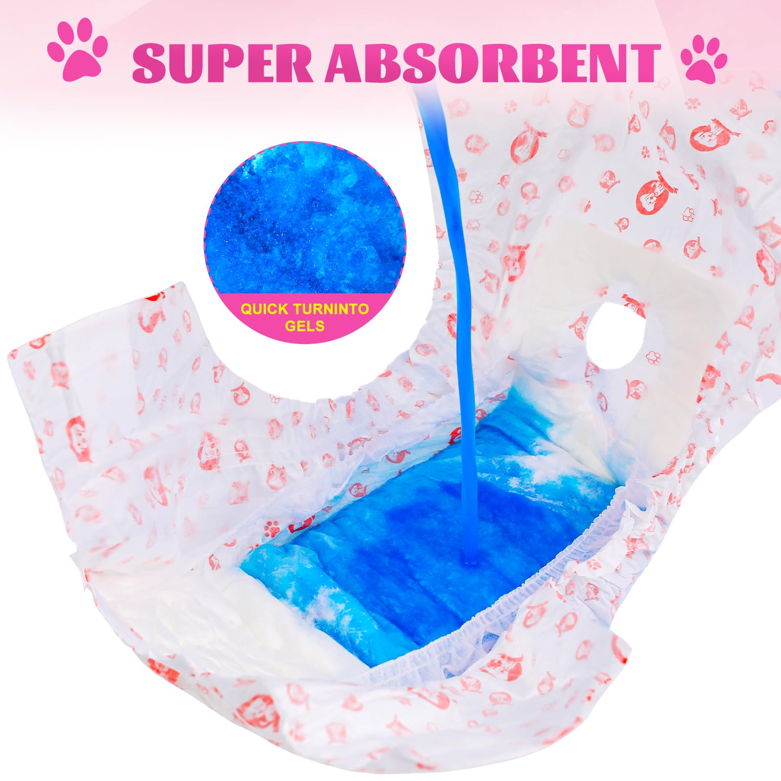 XPCARE diaper with adjustable waist for quick, snug wear