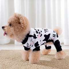 XPUDAC cartoon-pattern dog clothes for easy style distinction among pets.