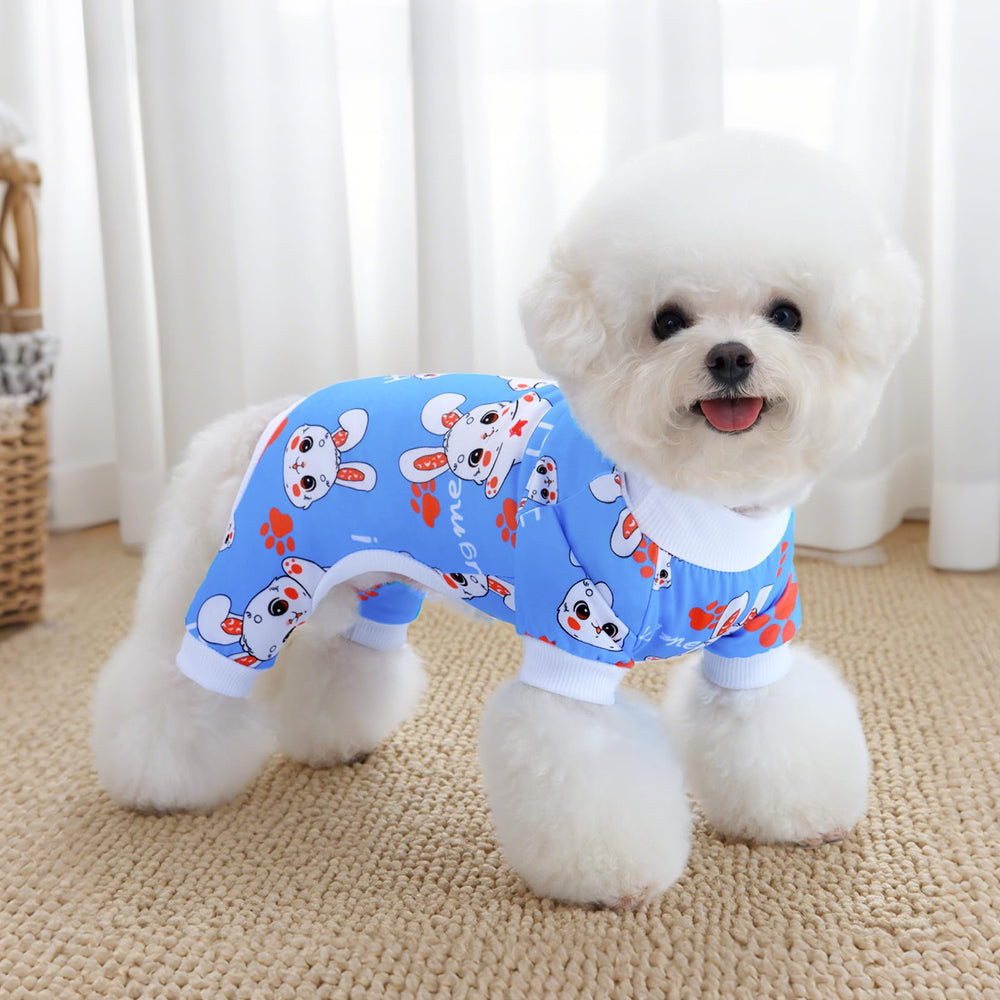 XPUDAC cat pajamas compatibility showing versatile use for cats and small dogs.