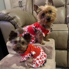 XPUDAC dog dress fabric close-up shows breathable material and soft texture.
