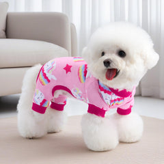 XPUDAC dog pajamas, leopard pattern, stylish warmth for dogs