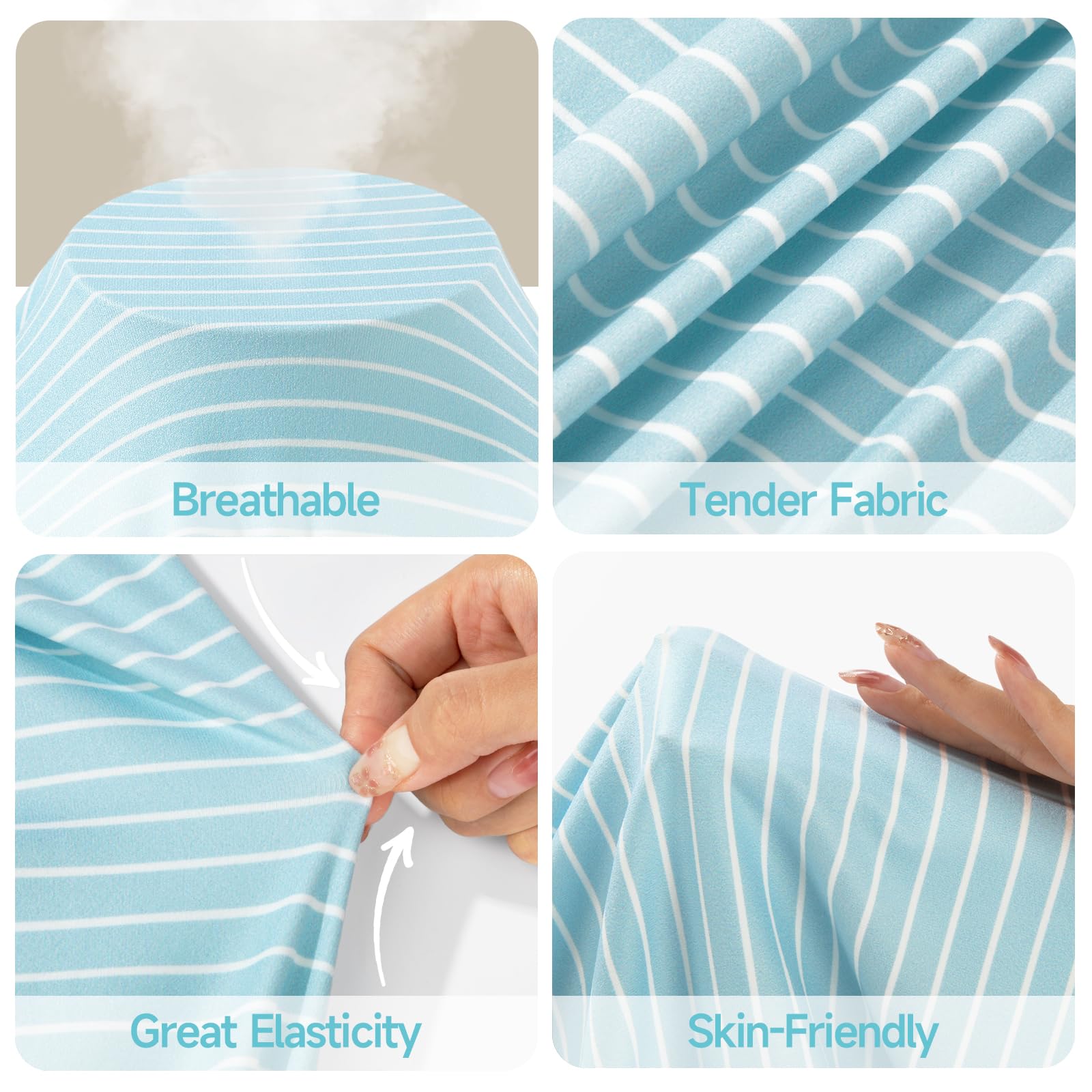 XPUDAC four-pack stripe dog pajamas, durable everyday wear for multiple pets.