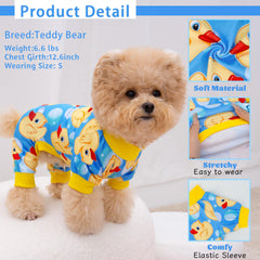 XPUDAC small dogs pajamas patterns help distinguish pets with playful designs
