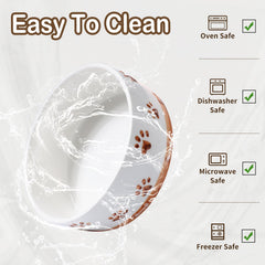 XRBEOU 3.5-cup bowls suit dry, wet food or water portions