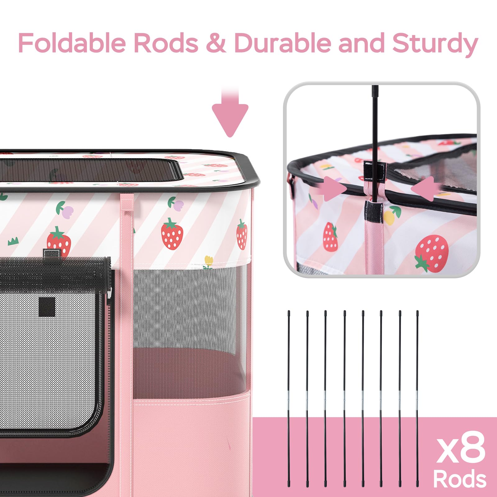 XRG play pen assembles in minutes for quick setup anywhere