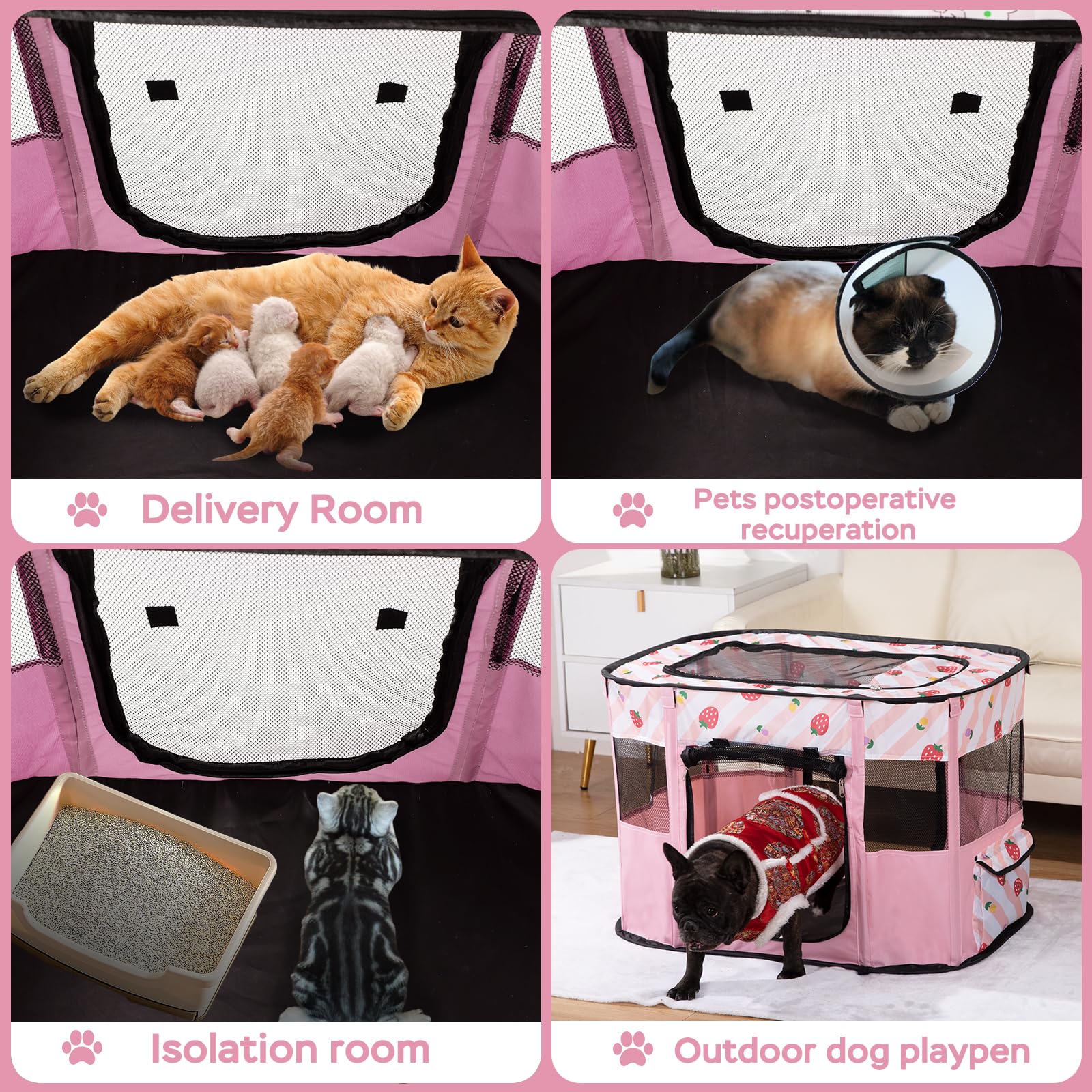 XRG playpen ideal for small to medium pets in various settings
