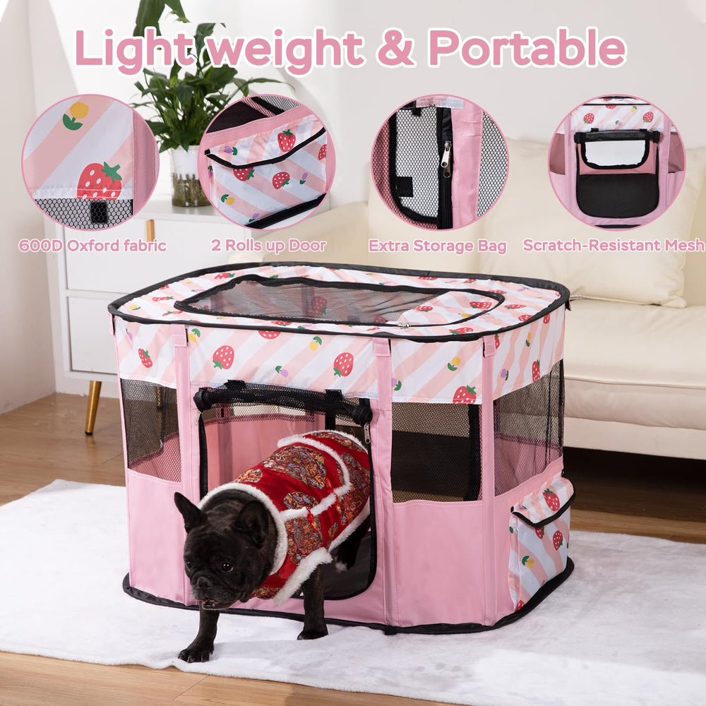 Waterproof bottom of XRG playpen for quick cleanup