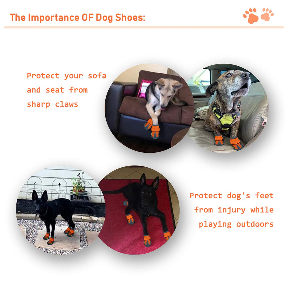 XSY&G dog boots packaging showing easy-on design
