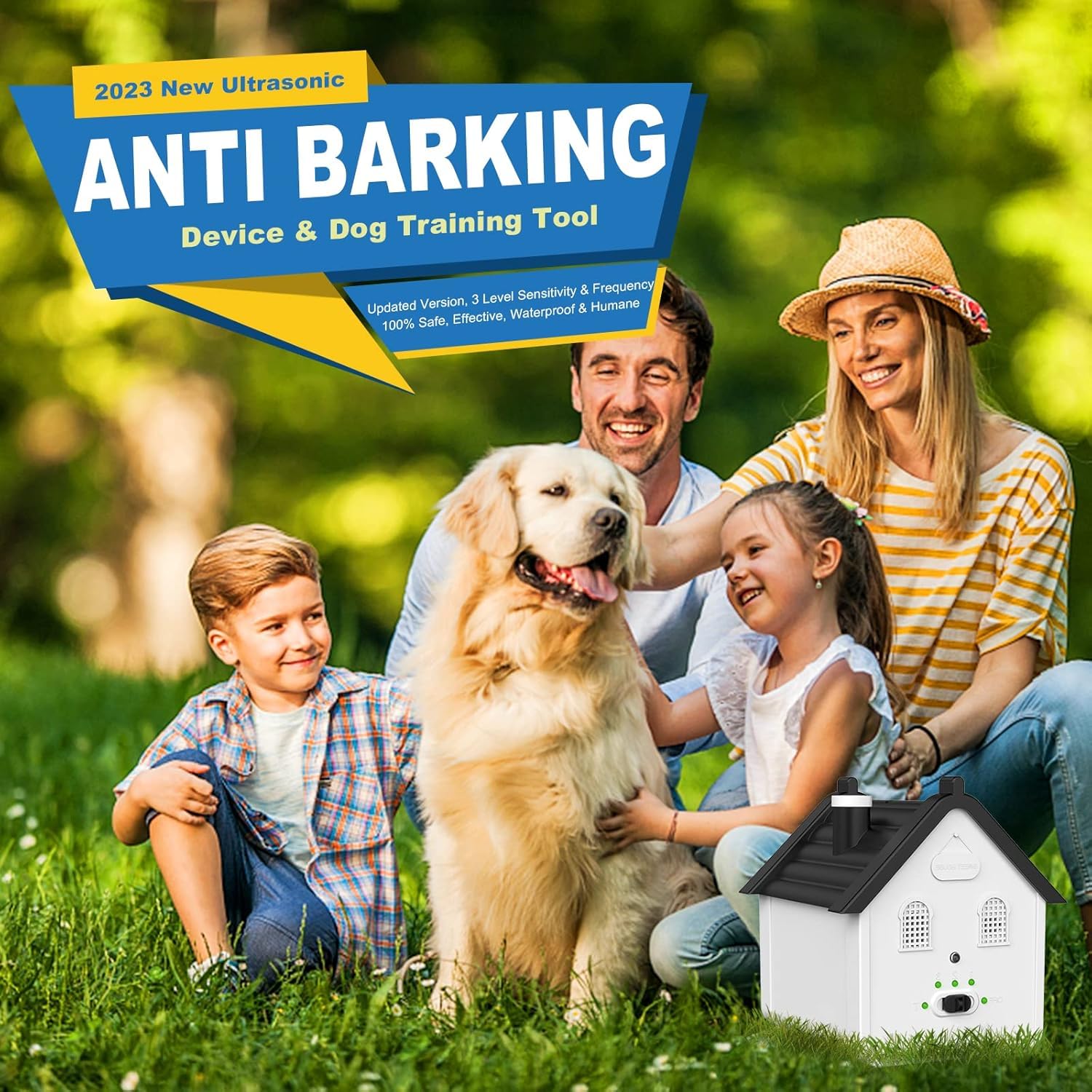 Xteamo knob controls with 3 levels for customizable bark management