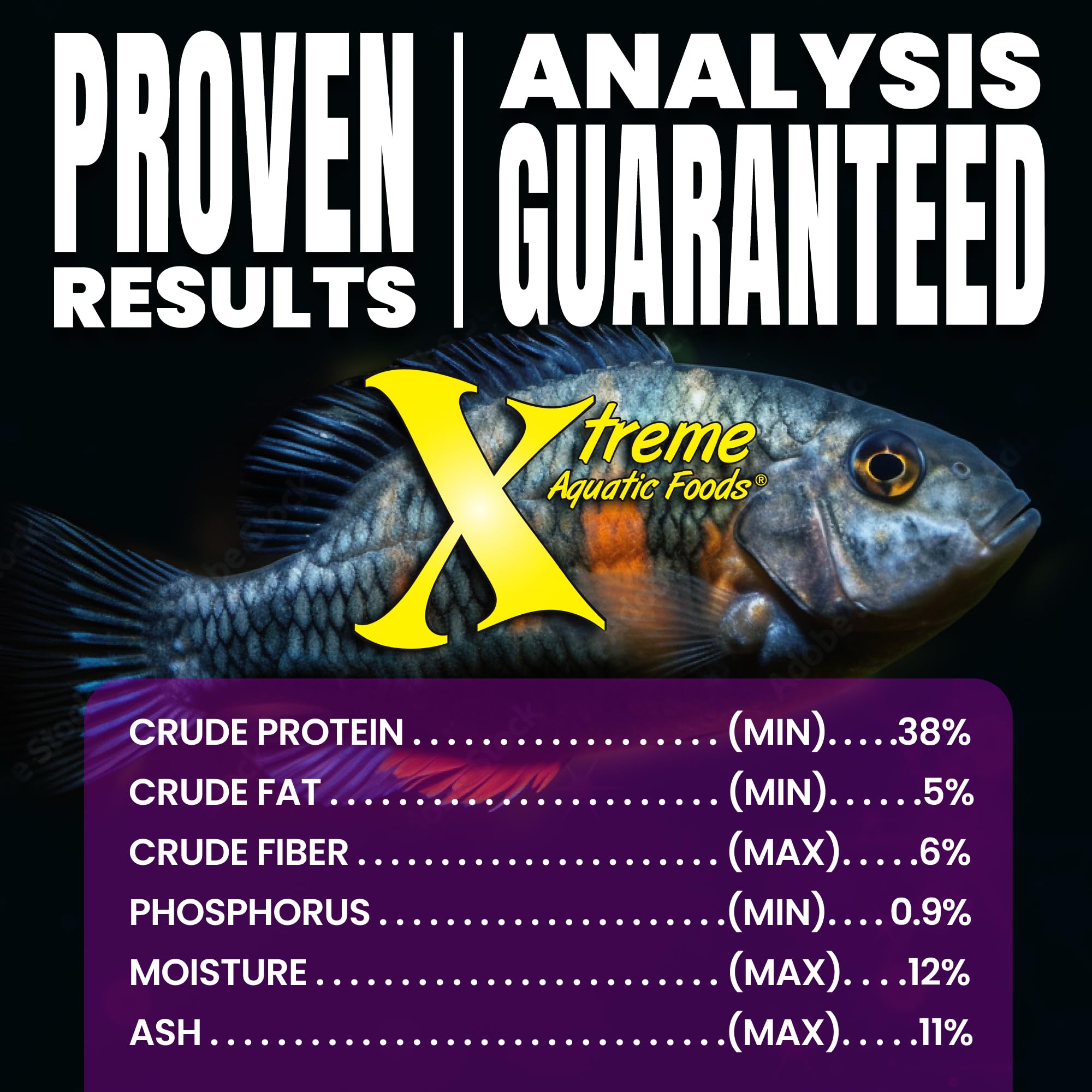 Xtreme Cichlid PeeWee pellets – color enhancement and energy in a balanced diet