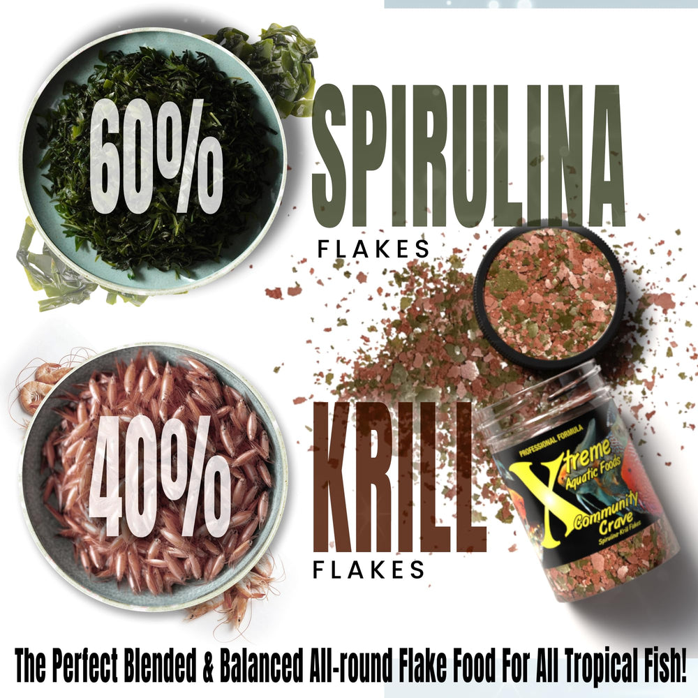 Xtreme Aquatic Foods USA-made label ensuring high standards.