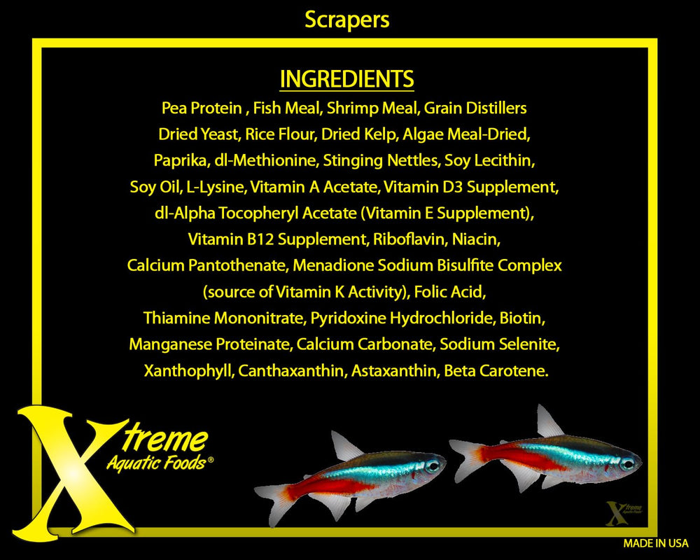 Xtreme Scrapers Wafers 18oz tub highlights convenient sizing.
