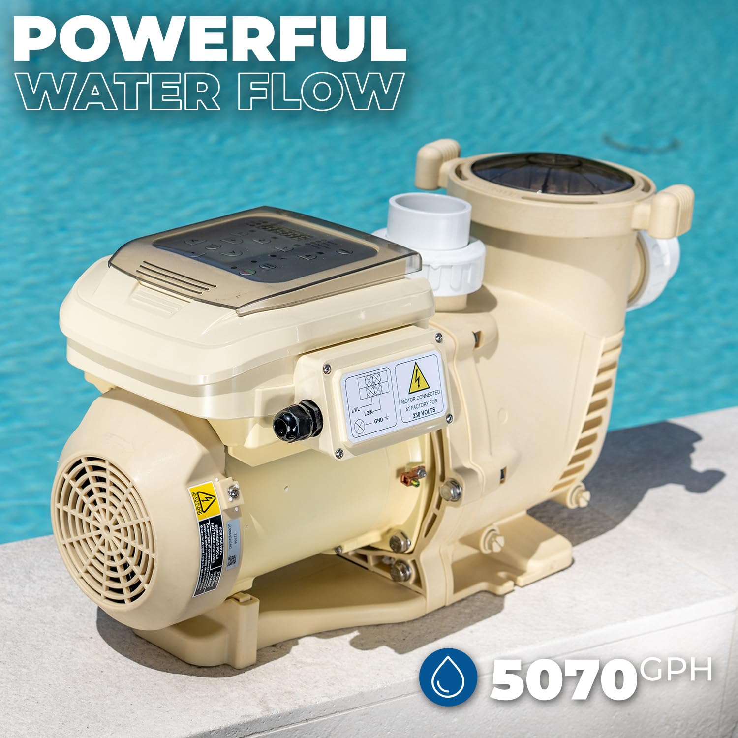 XtremepowerUS pump programmable interface for tailored filtration schedules.