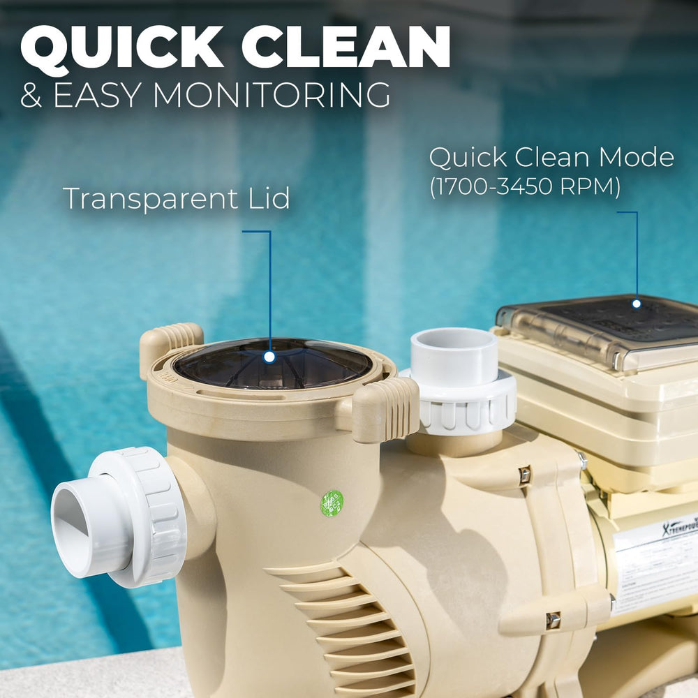 XtremepowerUS pump spa jet focus for targeted hydrotherapy and efficient circulation.