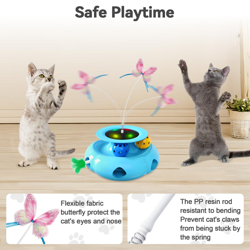 Xuyub USB rechargeable power for longer, interruption-free play sessions.