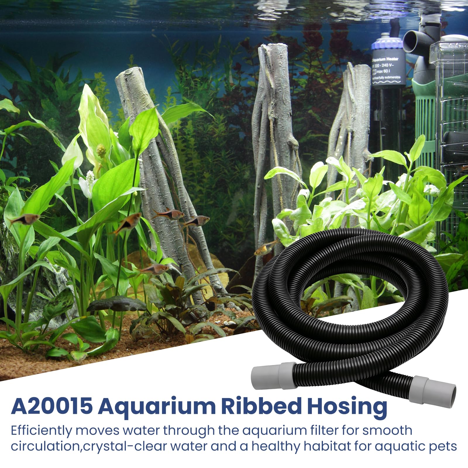 XwaYexa A20015 compatible with Fluval 304–307 and 404–407 canisters for versatile filtration.