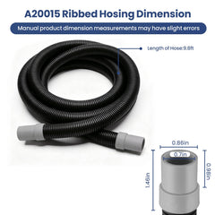 XwaYexa A20015 replacement hose fittings depicted for secure connections.