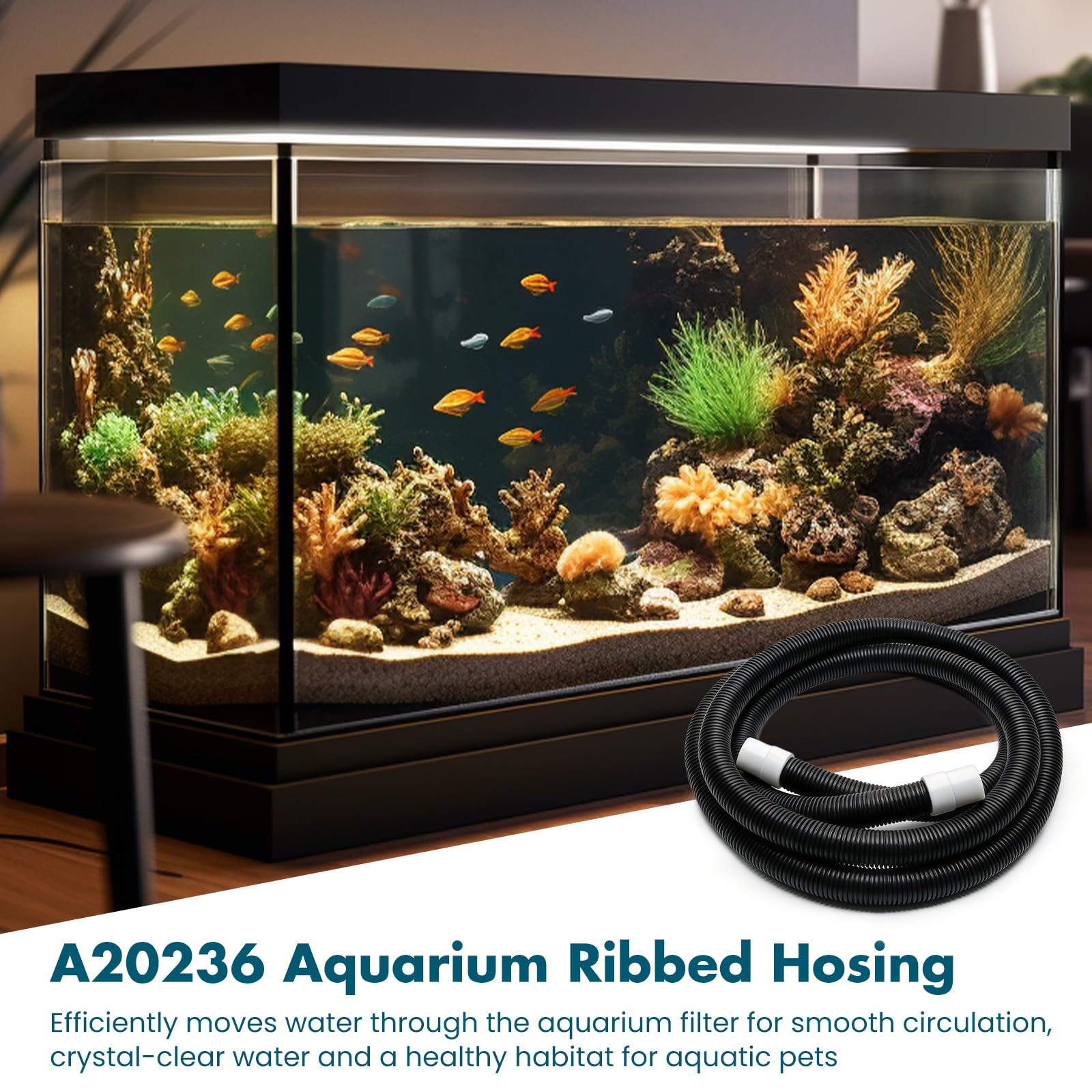 XwaYexa hose suitable for freshwater and saltwater aquariums.