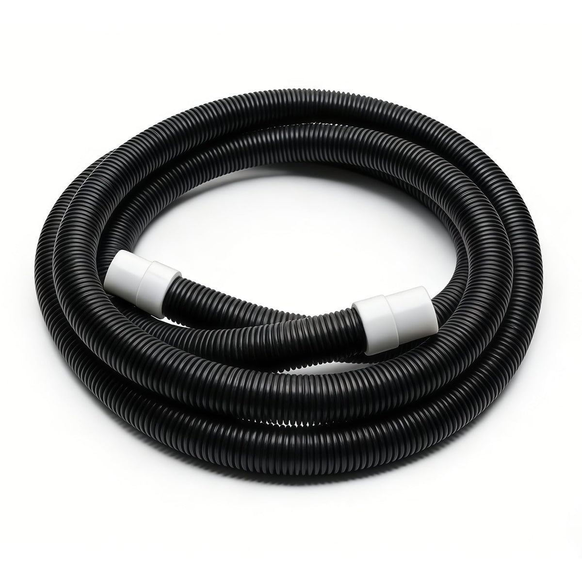 XwaYexa ribbed hose close-up shows durable reinforced polymer construction for reliable filtration.