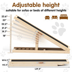 X XBEN ramp with rubber mat for high-friction grip