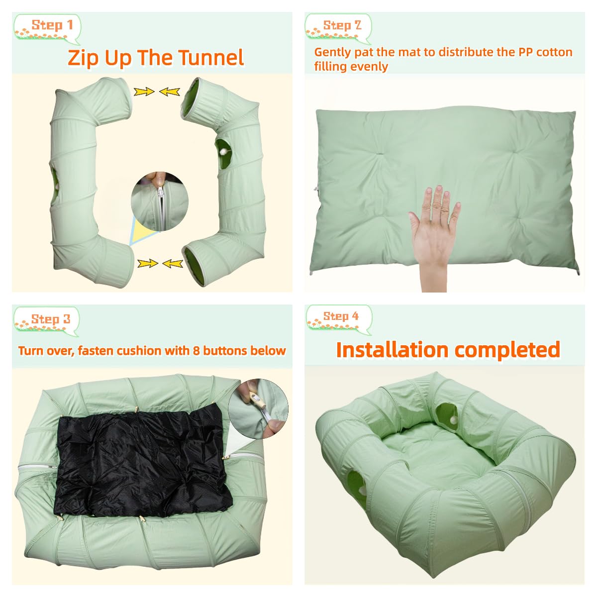 XxingSheep easy clean and foldable – simple storage after play