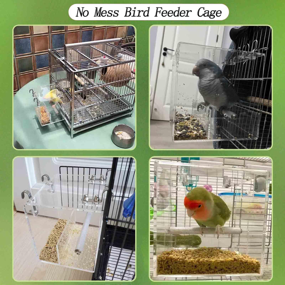 Xxmbbjy No Mess Bird Feeder anti-slip base for stable hanging