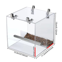 Xxmbbjy No Mess Bird Feeder easy assembly with included hardware