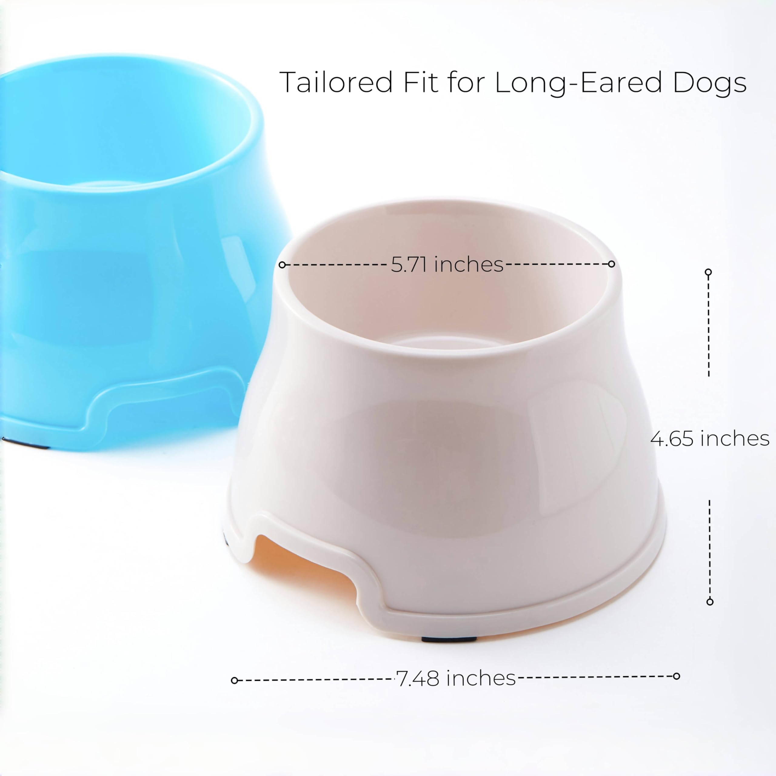 Deep design reduces splash for long-eared dogs by Xylarnoveth